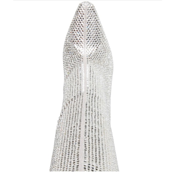 Steve Madden's Violetta Rhinestone Boots - Picture 5 of 7